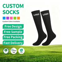 Chaussettes de compression d'été pour jeunes, hauteur genou, séchage rapide, respirantes, absorbant la transpiration, pour le cyclisme et la course à pied, personnalisables