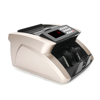 Compteur de billets portable en or UN-11 Machine de comptage automatique d'argent avec affichage à LED UV MG IR