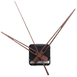 Đồng Hồ Treo Tường Con Trỏ Bằng Gỗ Nguyên Khối Phụ Kiện Thạch Anh Mô-men Xoắn Cao Đồng Hồ Đo Quả Óc Chó Màu Đen Kim - Product Image 3