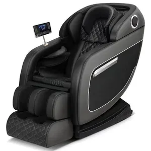 Presente de ação de graças 4d zero gravidade massagem cadeira controle de voz produto de massagem