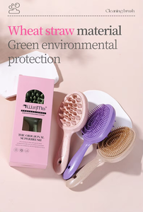 2 in 1 Shampoo Bürsten kopf Kopfhaut Massage kamm Doppelseitiger Haar wasch kamm Weich körper Bad Dusch bürste Haarpflege Styling Tools - Product Image 6