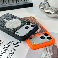 Coque de téléphone pour femmes à la mode pour Samsung Galaxy S26 Ultra/S26 Plus/S25 Ultra, magnétique, antichoc, anti-rayures, avec paillettes