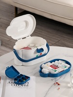 Boîte de médecine de récipient médical en plastique luxueux avec la boîte de pilule