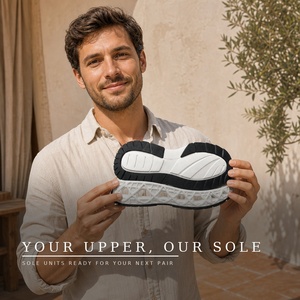 Semelles de chaussures en caoutchouc EVA TPR, semelle intermédiaire en mousse à motif losanges, <span class=keywords><strong>amortissante</strong></span> et rebondissante, pour baskets décontractées, vente en gros - Product Image 6