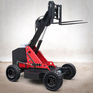 קומפקטי 1 טון 4wd חשמלי להגיע מלגזה עם תלי הידראולי עבור מחסן שטח מחוספס - Product Image 2