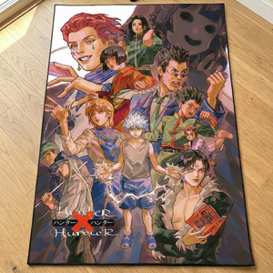 <strong>Hunter</strong> <strong>X</strong> <strong>Hunter</strong> Thick Flat Pile <strong>Die</strong> Cut Anime Rug Modern Custom Design Shoggy Floor Carpet for Home Hotel Office - Product Image 3