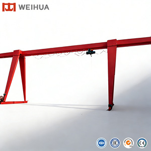 Grúa Pórtico Montada sobre Rieles Tipo MH de Diseño Personalizado, 12, 16, <span class=keywords><strong>18</strong></span> y <span class=keywords><strong>25</strong></span> Toneladas, con Polipasto Eléctrico de Cable Metálico - <span class=keywords><strong>Precio</strong></span> - Product Image 2