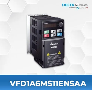Variador de Frecuencia Industrial Delta VFD1A6MS11ENSAA MS300 Monofásico 220V 750W Control V/F IP20 - Product Image 1