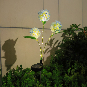 Luces Solares de Jardín LED con Forma de Flor de Diente de León, Lámpara Decorativa para Exteriores, Resistente al Agua, Portátil - Product Image 4