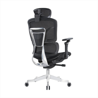 Fauteuil pivotant moderne de luxe ergonomique avec accoudoirs en PU réglables 5D, dossier en maille, appui-tête réglable 3D, hauteur réglable