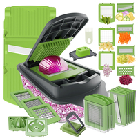 Hache-légumes multifonctionnel, coupe-aliments, trancheuse à légumes de cuisine, hachoir à légumes