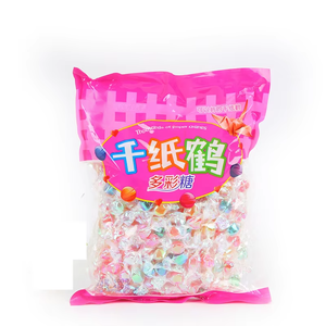 Bonbons durs <span class=keywords><strong>aux</strong></span> fruits Thousand Paper Crane, directement de l'usine, OEM, emballés individuellement, sac de sucre de haute qualité, vente en gros en carton, collation - Product Image 5