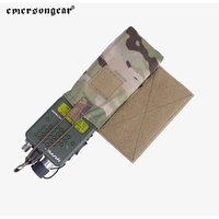 Emersongear 500D Cordura Nylon Tactical Molle Pouch Kantong Radio Komunikasi Ganda