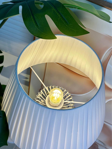 Lámpara de Mesa de Cristal de Lujo PM para Dormitorio, con Pantalla de Tela Eléctrica en Forma de Cono, Cristal Transparente Baccarat para Eventos de Hotel y Dormitorios - Product Image 6