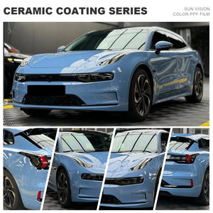 Vinilo Brillante Color Lavanda Claro para Envolver Autos <span class=keywords><strong>Tesla</strong></span> Modelo Y, 1.52*18m, Película para Carrocería con Liberación de Aire - Product Image 5