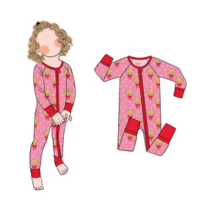 Tutina per Neonati Little Glow Kid Ultra-Morbida e Traspirante in Bambù di Alta Qualità con Maniche Raglan Lunghe e Cerniera YKK Abbinata - Product Image 5