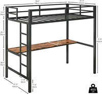 Vente en gros d'usine lit mezzanine moderne taille double double cadre en fer bureau meubles de chambre à coucher rangement à baldaquin lits superposés OEM pour hôtels