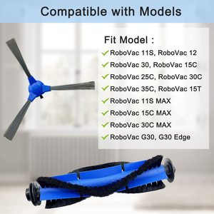 Piezas <span class=keywords><strong>de</strong></span> repuesto: cepillo giratorio y cepillo lateral para aspiradoras robóticas Eufy RoboVac 11S, 30C, G30, 30, 15T, 15C Edge - Product Image 4