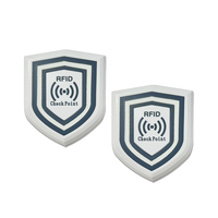Étiquette NFC anti-métal 13,56 MHz en ABS, étiquette de point de contrôle RFID de proximité, système de patrouille intelligent