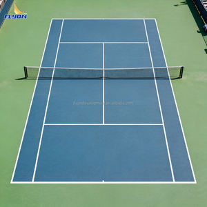 Dalles de sol pour terrain de pickleball Flyon Sport en PVC résistant, certification CE/SGS, écologiques, antidérapantes, installation facile - Product Image 2
