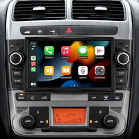 Autoradio Android 7 pouces pour Fiat Linea, montage sur tableau de bord, Android Auto sans fil, CarPlay intégré, WiFi, 1024x600