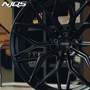 גלגל מונובלוק מזויף בהתאמה אישית של NJQS 5x114.3 5x120 5x130 15 <span class=keywords><strong>16</strong></span> 17 18 19 20 21 22 24 26 אינץ' לרכב נוסעים למרצדס אאודי - Product Image 3