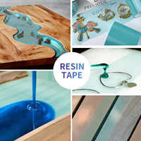 Cinta Adhesiva de Resina Multiusos LEQU Happy And Fun, Cinta Decorativa para Arte en Resina, Joyería y Manualidades