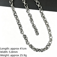 Chaîne de collier et bracelet polyvalente en argent plaqué vintage pour bricolage et électroplaqué, accessoires de mode en gros