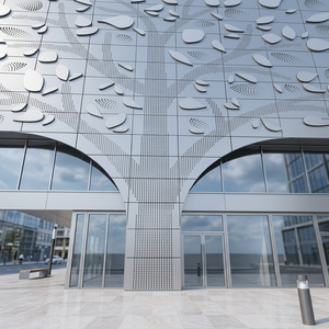Revestimiento de Fachada Metálico Perforado Moderno para Paredes Cortina, Revestimiento Exterior para Edificios, Centros Comerciales, Museos y Tiendas - Product Image 5