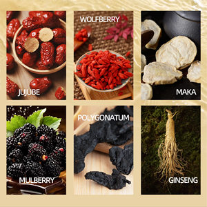 OEM ODM Prêt à expédier Sachet de thé aux cinq trésors au ginseng, mélange naturel de maca, goji et jujube, favorise l'énergie et la vitalité, 20 sachets - Product Image 6