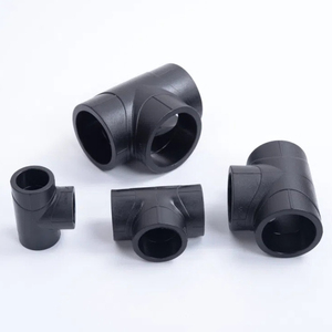 Hot bán HDPE phụ kiện đường ống pe100 <span class=keywords><strong>sdr11</strong></span> sdr17 DN110-63mm Butt Fusion phụ kiện giảm Tee - Product Image 4