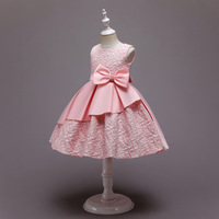 Robe de Princesse à Fleurs pour Fille, Robes d'Été Tutu de Mariage Anniversaire pour Filles de 5 8 10 Ans, Tenue de Soirée Costume Enfant