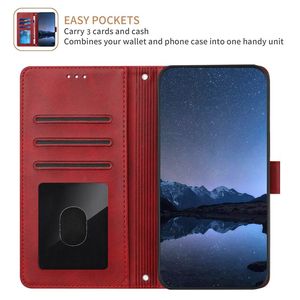 Lujosa funda con tapa de cuero con tarjetero magnético para Samsung para <span class=keywords><strong>Galaxy</strong></span> S20 S21 S22 Plus S23 Fe S24 S25 Ultra Phone - Product Image 3