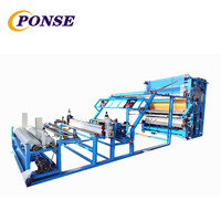 Machine automatique de lamination de tapis en tissu