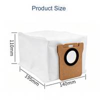 Sac à poussière pour robot aspirateur Dreame S10 S10 Plus L10s S20 X10 X20 Xiaomi M40s M30 Pro H40 6 Max 5C, sac non tissé