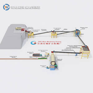 50 Tph Kapasiteli Komple Kırma Öğütme Yerçekimi Ayırma Altın Cevheri Yerçekimi İşleme Hattı - Product Image 3