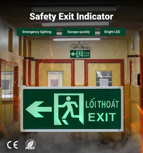 Tuoming <b>Rechargeable</b> Ip65 Safety Plastic <b>Led</b> Emergency Exit <b>Light</b> Signs - Product Image 5