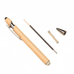 2024 NOUVEAU stylo à bille en bambou ECO avec pointe stylet - Product Image 4