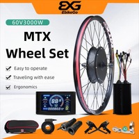 Kit de conversion de vélo électrique 135 mm MTX 48V 52V 60V 72V avec batterie MTX 1500W 2000W 3000W Kit de vélo électrique Salimotor