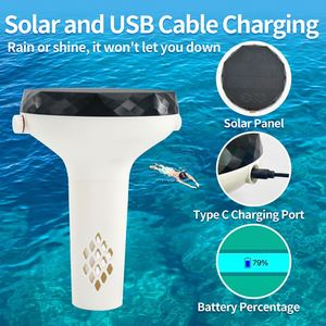 태양광 충전 7 in 1 투야 모니터 온도, 염분, ORP, 염소, pH, EC, TDS 측정기 (수영장 수질 검사용) - Product Image 2