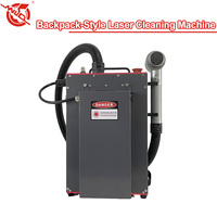 Machine de nettoyage au laser de type sac à dos de 200 W pour éliminer efficacement la rouille, la saleté et les résidus de peinture