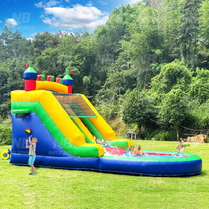 PVC Kids <b>Inflatable</b> Bouncer Castle With <b>Slide</b> Commercial Jumping House Blower for Party Rentals <b>Inflatable</b> <b>Water</b> <b>Slide</b> Inflatabl - Product Image 3