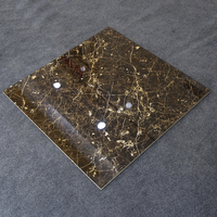 Prix d'usine 60x60 Carreaux de sol en céramique de porcelaine émaillée pleine masse brillante pour salle de bain
