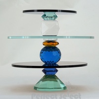 Premium kristallen glazen gebakbord, elegante fruitpresentatiehouder, uniek cadeau voor thuis
