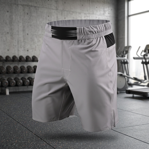 EVERBOUT Pantalones Cortos Profesionales Transpirables 100% Poliéster 220g Venom para Entrenamiento de Karate, para Hombre y Mujer, con Logotipo Frontal, Artes Marciales - Product Image 1