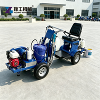 Machine manuelle de marquage routier avec une largeur maximale de 20 cm pour une utilisation de marquage extra large
