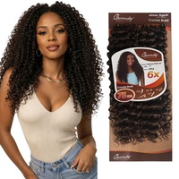 Nouvel arrivage : Tresses synthétiques 6x Beleza bouclées, 30 pouces, boucles profondes, torsades Gogo, cheveux à tresser, 240g, extensions de cheveux, vente en gros