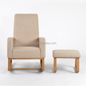 Sillón Giratorio para Cuarto de Lactancia, Cómodo Sillón Mecedor para Sala de Estar o Cuarto de Bebé - Product Image 5