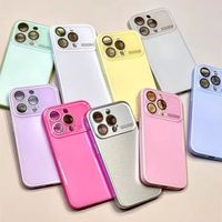 Coque de téléphone en verre trempé brillant pour iPhone 17 16 15 14 13 12 11 Pro Max, protection antichoc avec grande fenêtre pour objectif