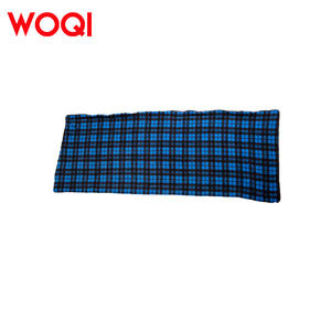 Sac de couchage en polaire Woqi 180x75cm, type enveloppe, bleu et noir à carreaux, léger, pour le camping, unisexe - Product Image 3